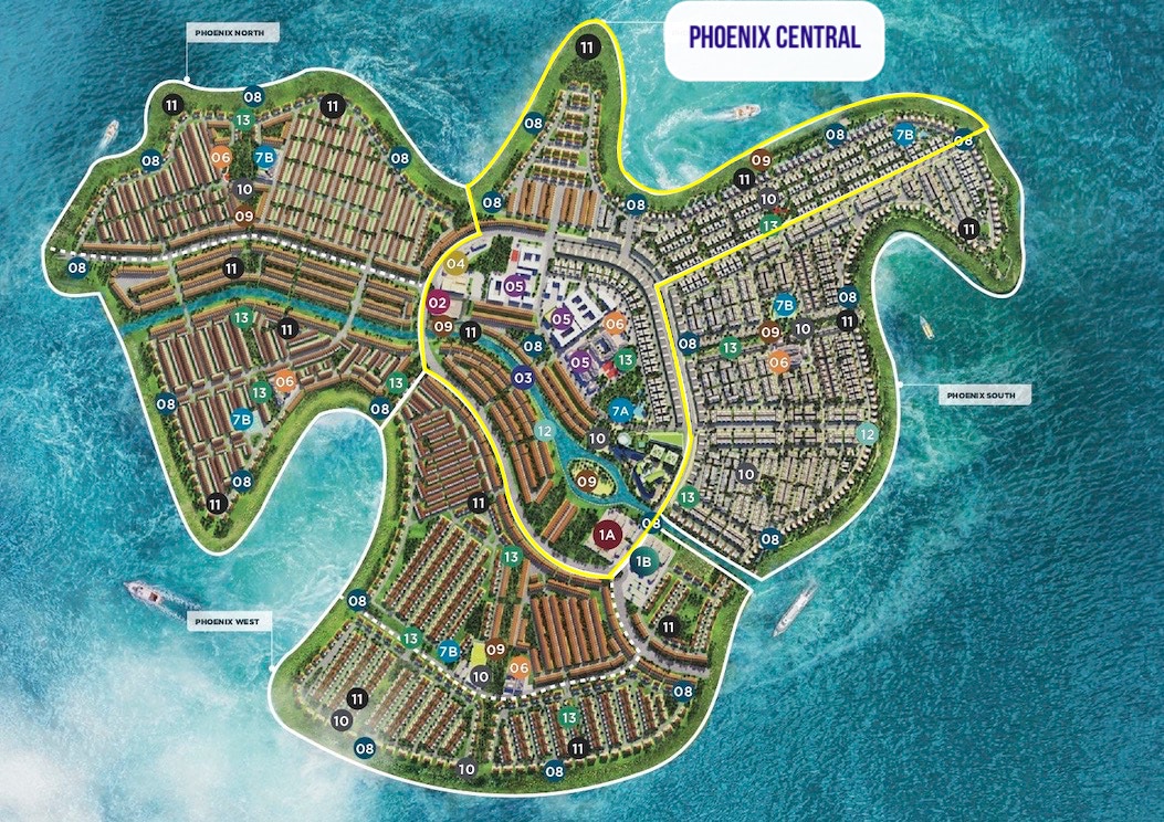 Phoenix Central Aqua City – Phân Khu Trung Tâm Đáng Sống Nhất