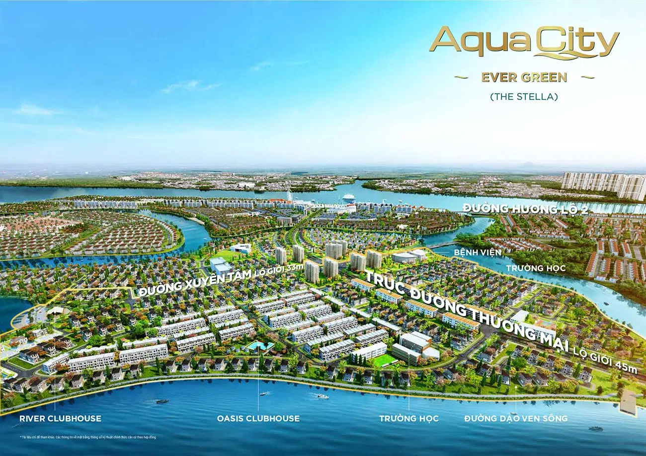 Aqua City Ever Green 2 – The Stella: Thông Tin Giá Bán, Vị Trí & Tiến Độ Mới Nhất