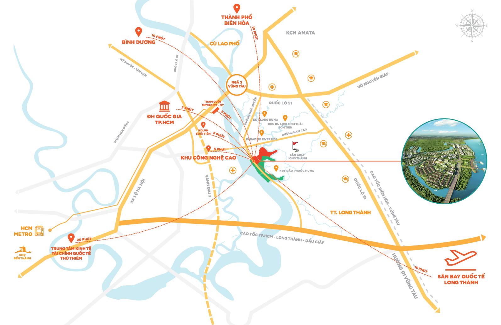 Dự Án Aqua City 26 Liên kết vùngDự Án Aqua City Novaland