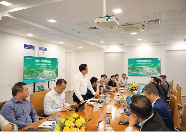 Đại diện đối tác tài chính, nhà thầu chia sẻ về dự án Aqua City.