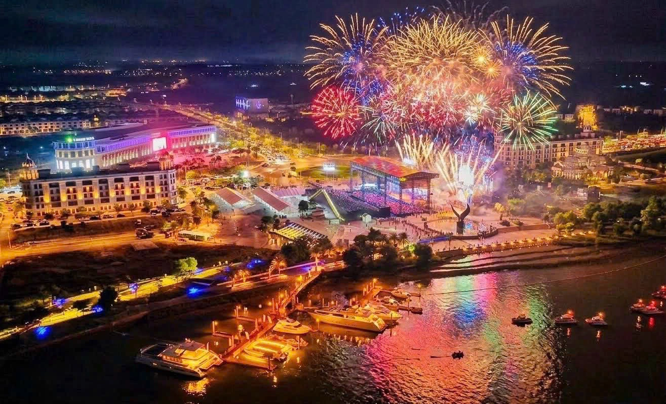 Aqua City trở thành điểm đến của nhiều sự kiện lớn.